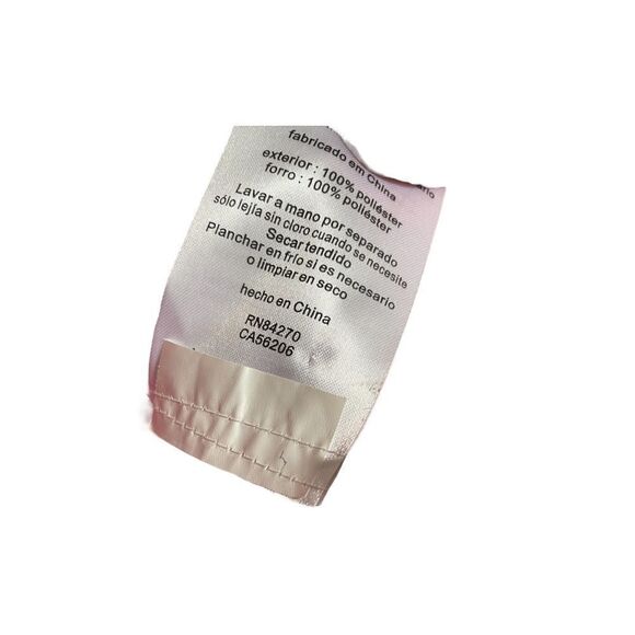 CHIFFON A Line Dress Magenta Pink Chiffon Tulle Sheer Spaghetti Strap Womens 6 - Picture 8 of 8